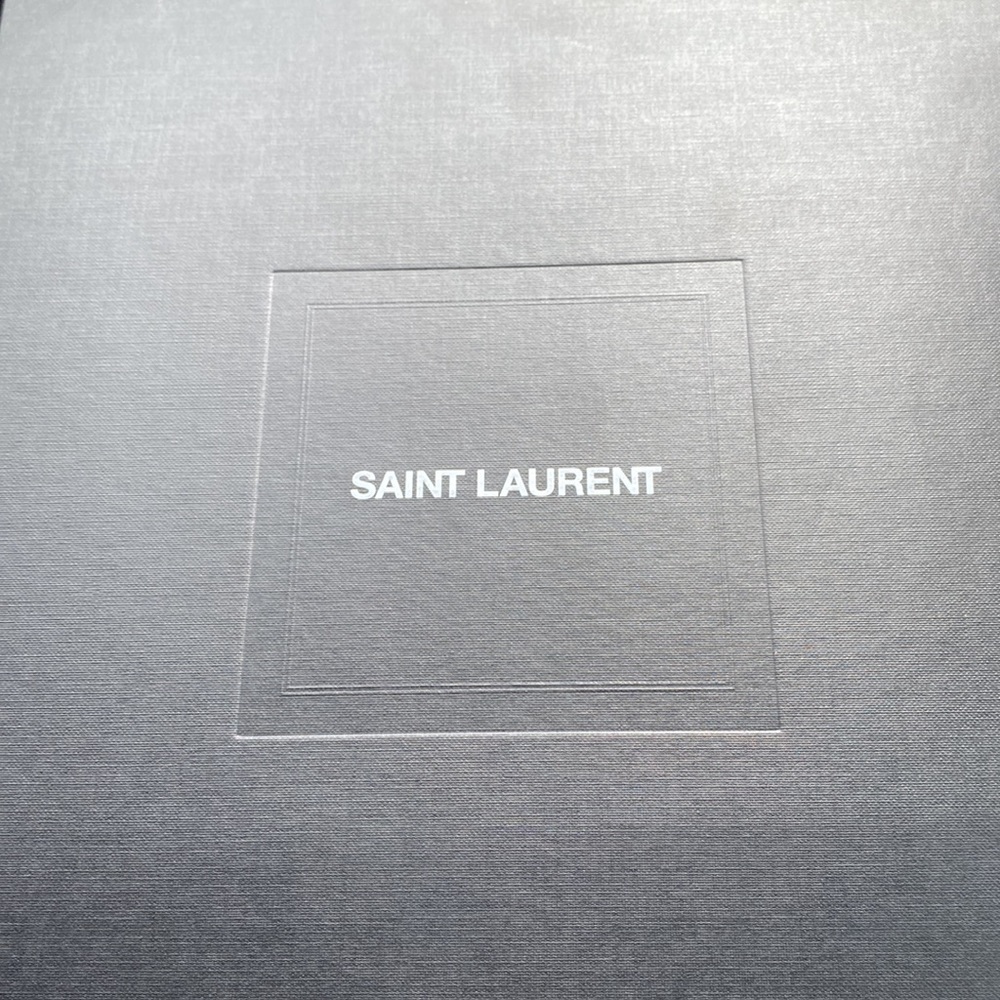 Saint Laurent Never Worn Lukas 40 Zip Booti Fake Cocco Kenya Grande Land - Picture 4 of 5